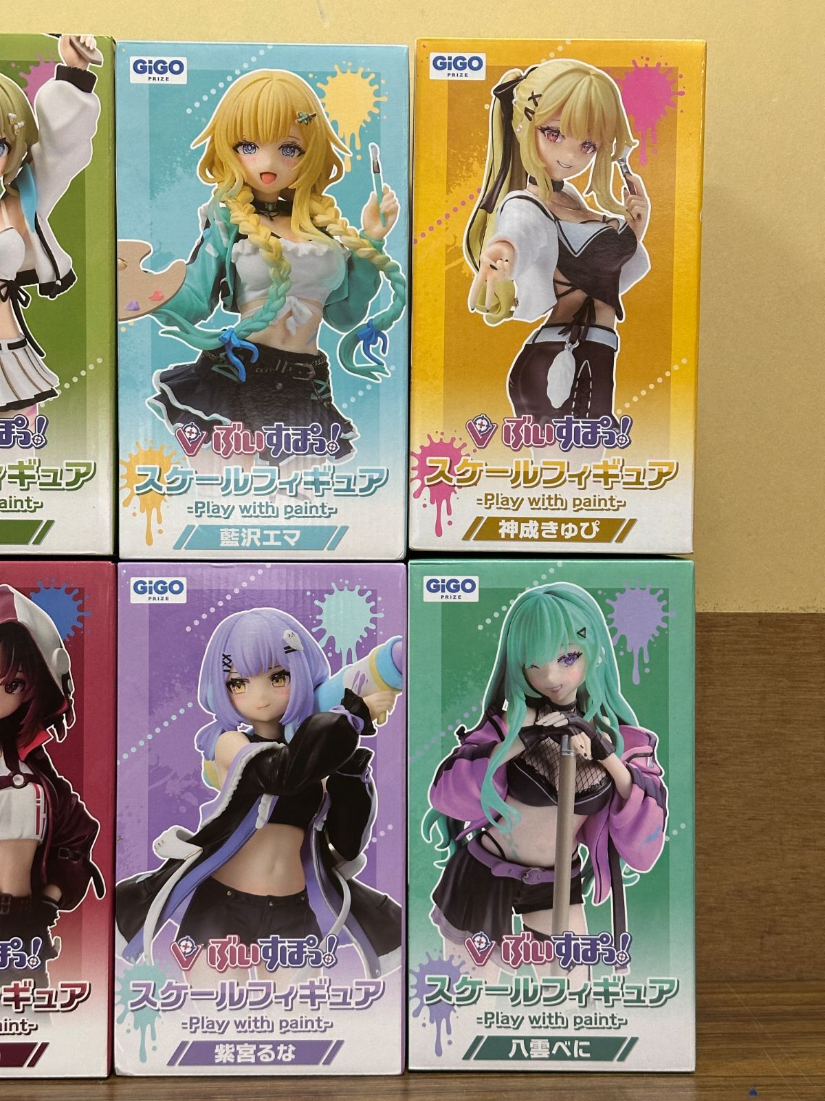 ぶいすぽ　フィギュア　GIGO限定　まとめ売り　セット 4体セット】 ぶいすぽっ！プライズ フィギュア GiGO限定 まとめ売り 4