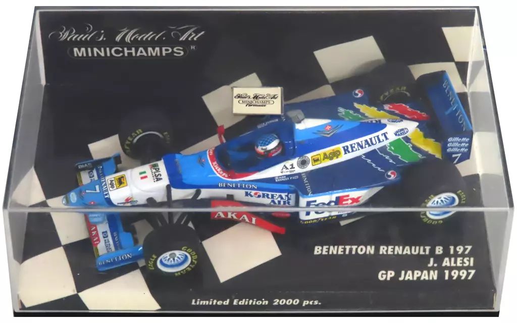 ミニカー M.champs 1/43 BenettonRenault B197 Alesi ミニチャンプス(MINICHAMPS)|BENETTON B197 RENAULT 1997|HARDOFFオフ