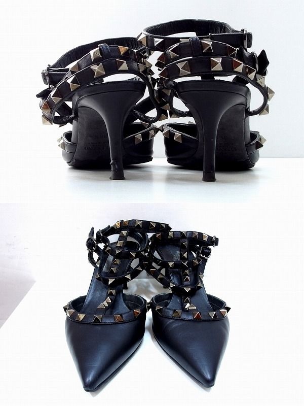 227786】VALENTINO GARAVANI ヴァレンティノガラヴァーニ NOIR ロック