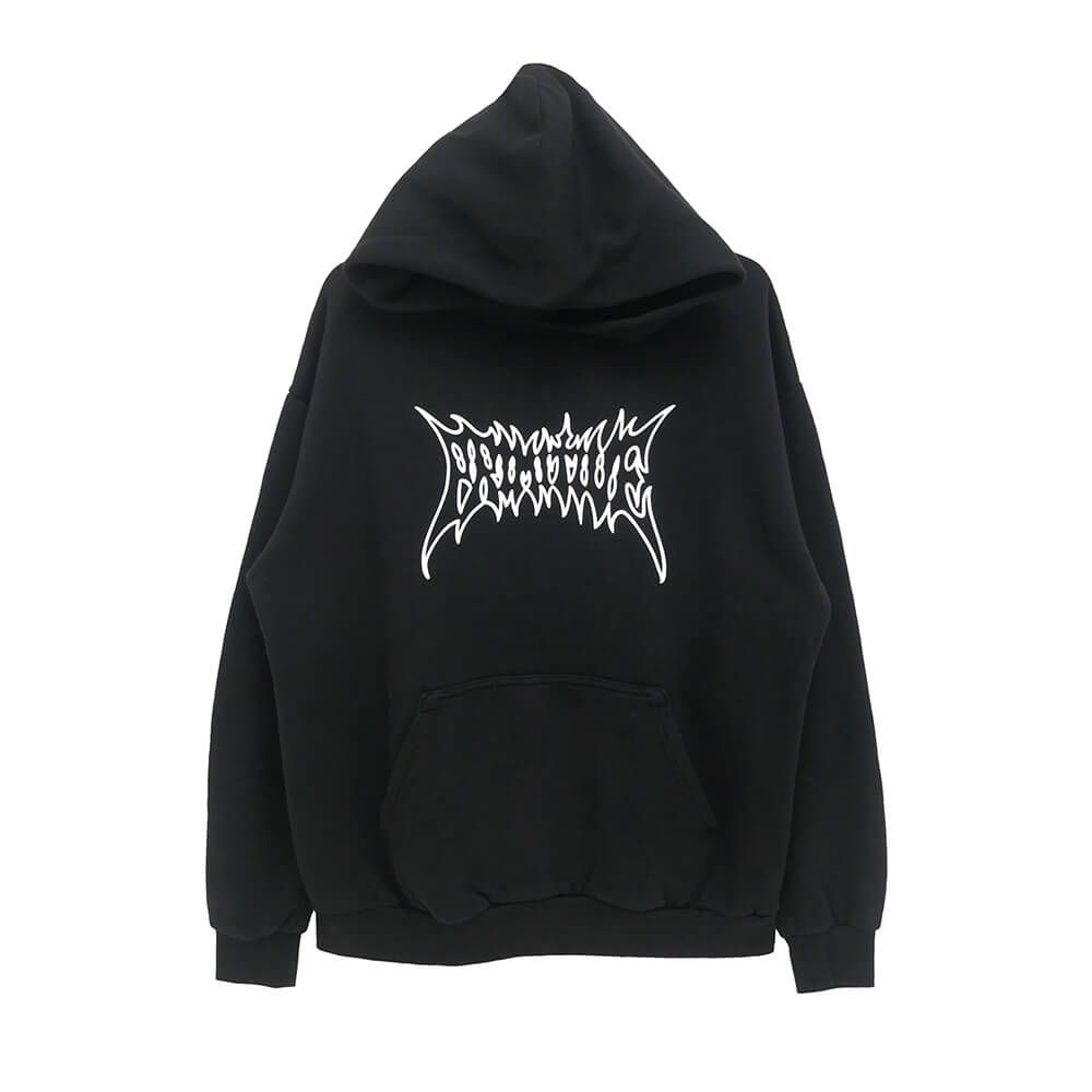 PRIMITIVE HOOD プリミティブ パーカー THREAT BLACK スケートボード