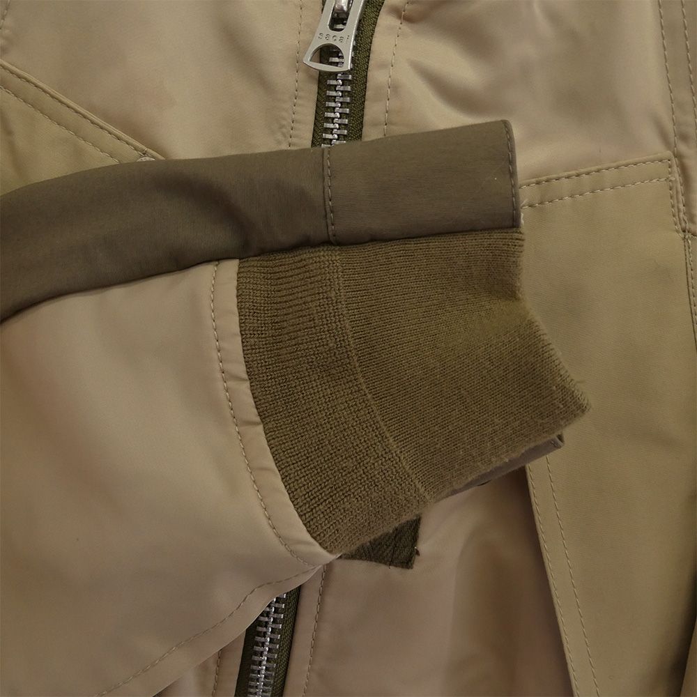 Sacai サカイ 22-02707M Nylon Twill Mix Blouson ナイロン ツイル