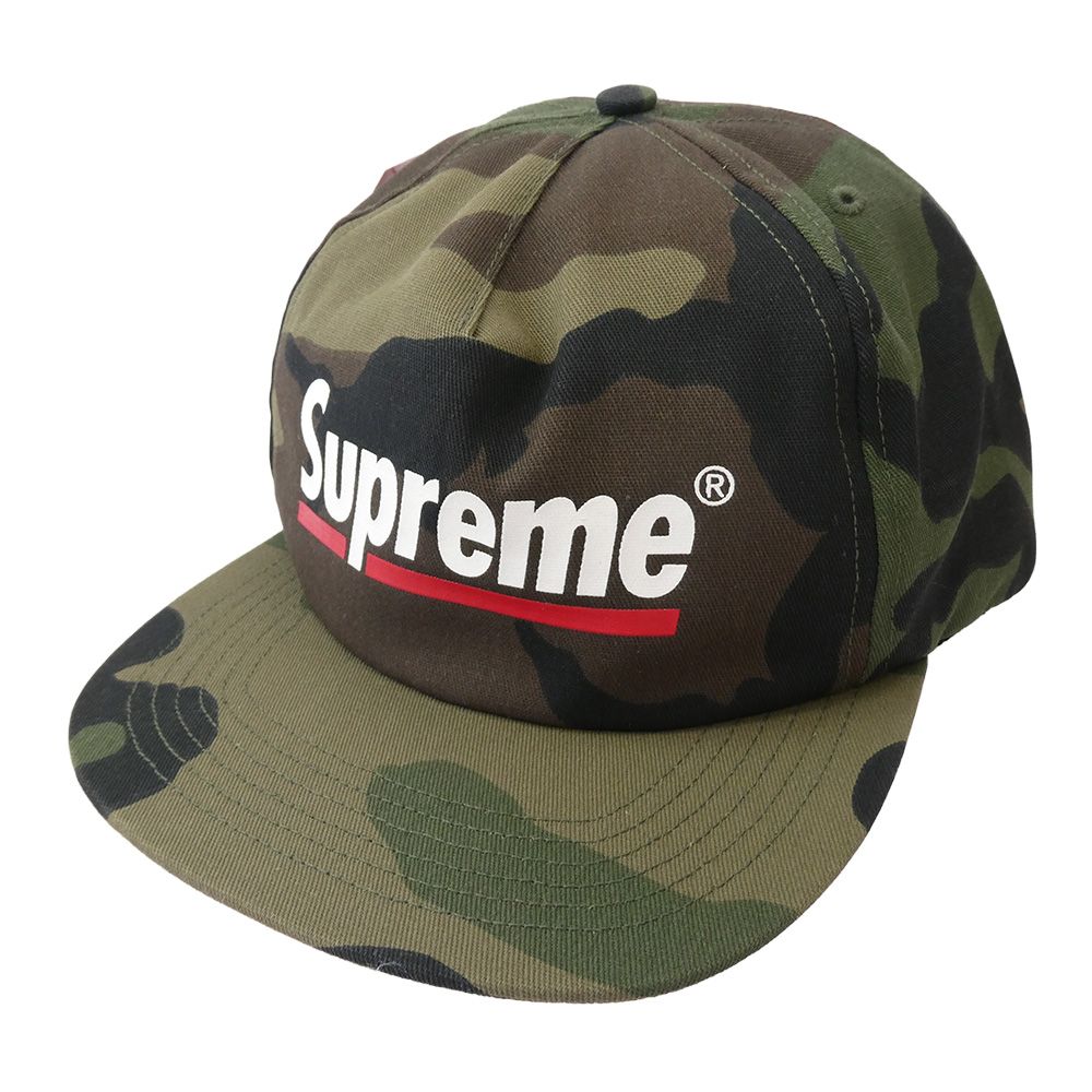 シュプリーム  Underline 5-Panel cap カモ　アンダーライン Supreme シュプリーム 20SS underline 5-panel cap アンダーライン
