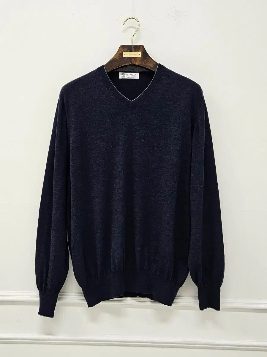 ブルネロクチネリ ニット カシミヤ シルク切替 オーバーサイズ Vネック イタリア製 ブルネロクチネリ Brunello Cucinelli カシミヤシルク V