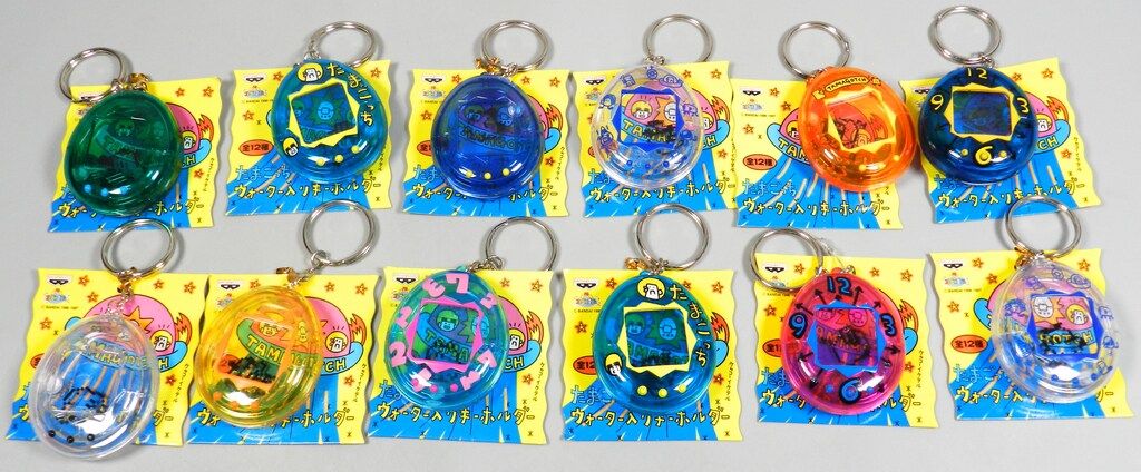 たまごっち　ウォーター入りキーホルダー　全12種セット　バンプレスト バンプレスト たまごっちウォーター入りキーホルダー 12種セット