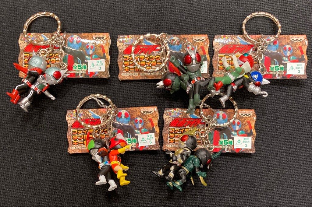 バンプレスト ファイティングダブルライダーキーホルダー 全5種セット