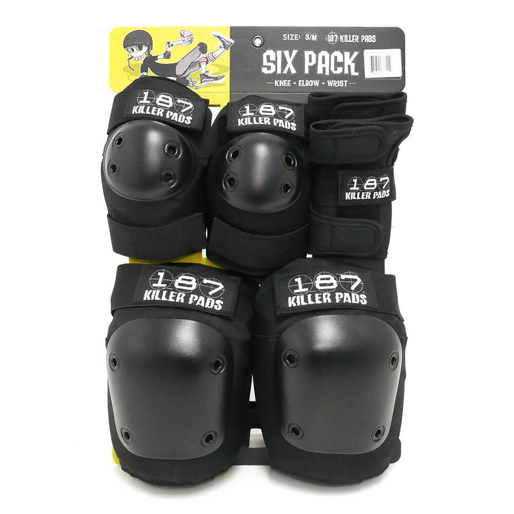 187 KILLER PADS PADSET ワンエイトセブンキラーパッド パッドセット ADULT SIX PACK プロテクター セーフティーギア　スケートボード スケボー