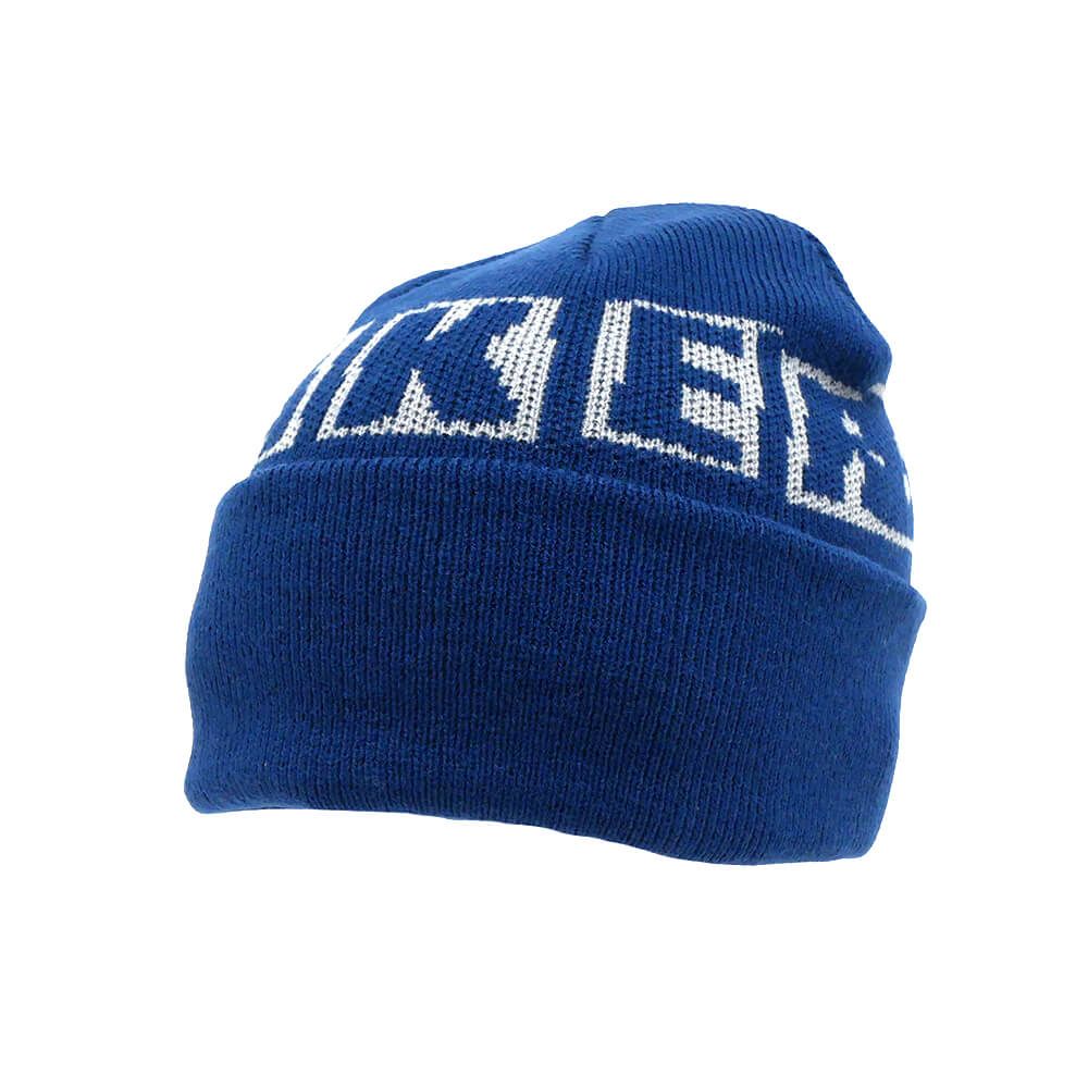 BAKER KNITCAP ベイカー ニットキャップ BRAND LOGO BEANIE NAVY