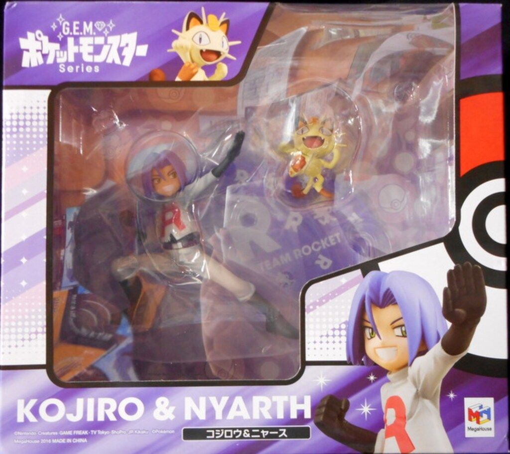 未開封品 フィギュア メガハウス コジロウ&ニャース G.E.M.シリーズ