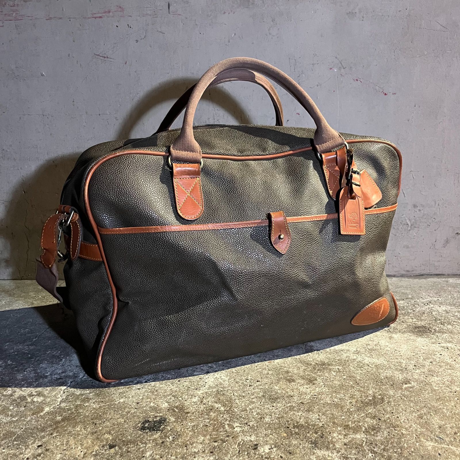 Mulberry ボストンバッグ 2way カデナ 鍵 ロゴプレート ブラウン系 Mulberry ボストンバッグ 2way カデナ 鍵 ロゴプレート ブラウン系