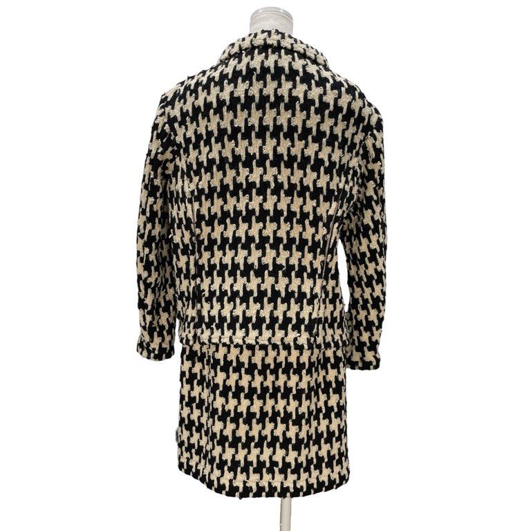 amiparis 千鳥柄 ツイードキャップ レッドハート刺繍 amiparis 千鳥柄