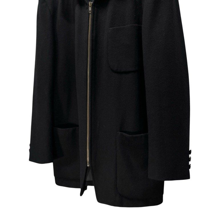 TOKIO KUMAGAI ウールフラノジップアップハーフコート ジャケット