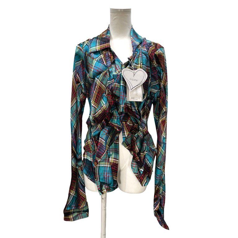 Vivienne Westwood 24AW DRUNKEN SHIRT タータンチェックドランケン