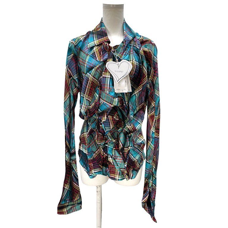 Vivienne Westwood 24AW DRUNKEN SHIRT タータンチェックドランケン 