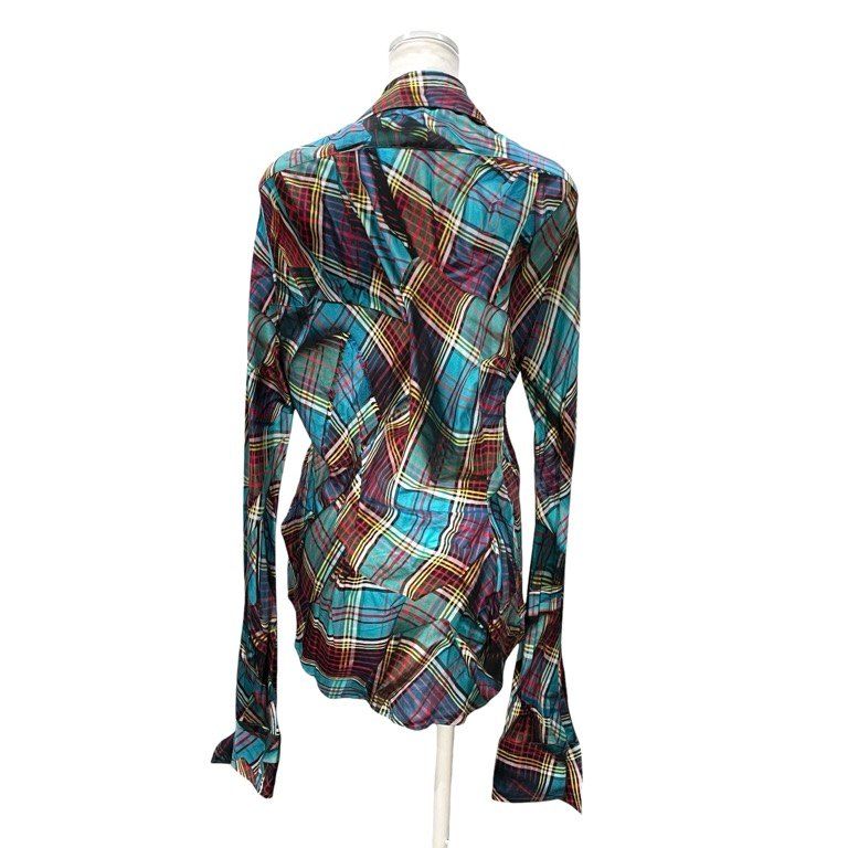 Vivienne Westwood 24AW DRUNKEN SHIRT タータンチェックドランケン
