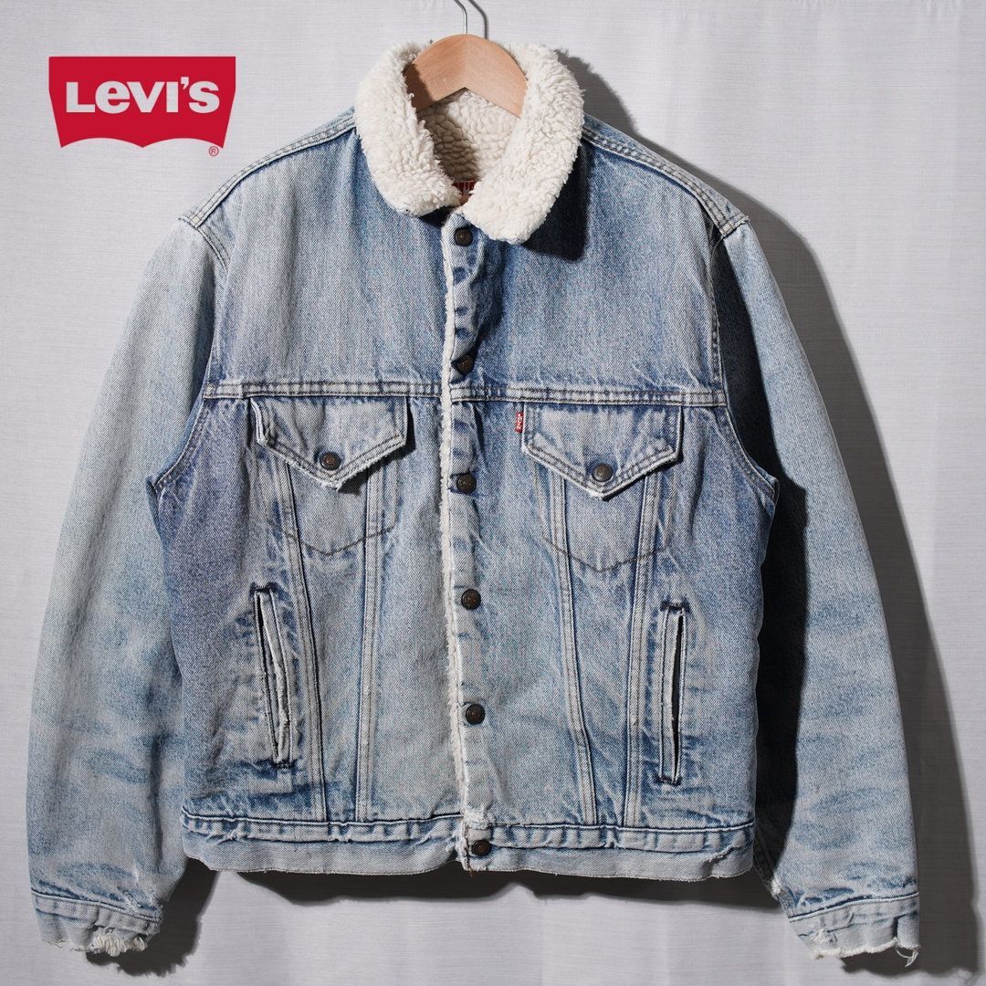80s USA製 リーバイス Levi's 70608 0216 シェルパ デニムボア