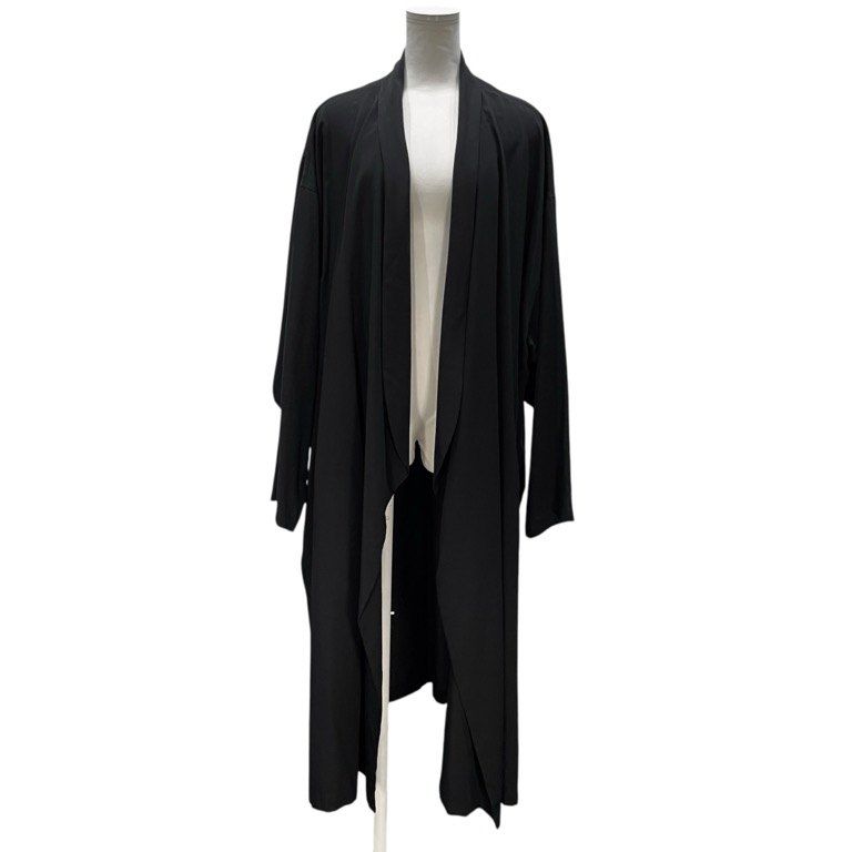 Y's 19SS テンセルローンボタンレスロングコート ジャケット ブルゾン