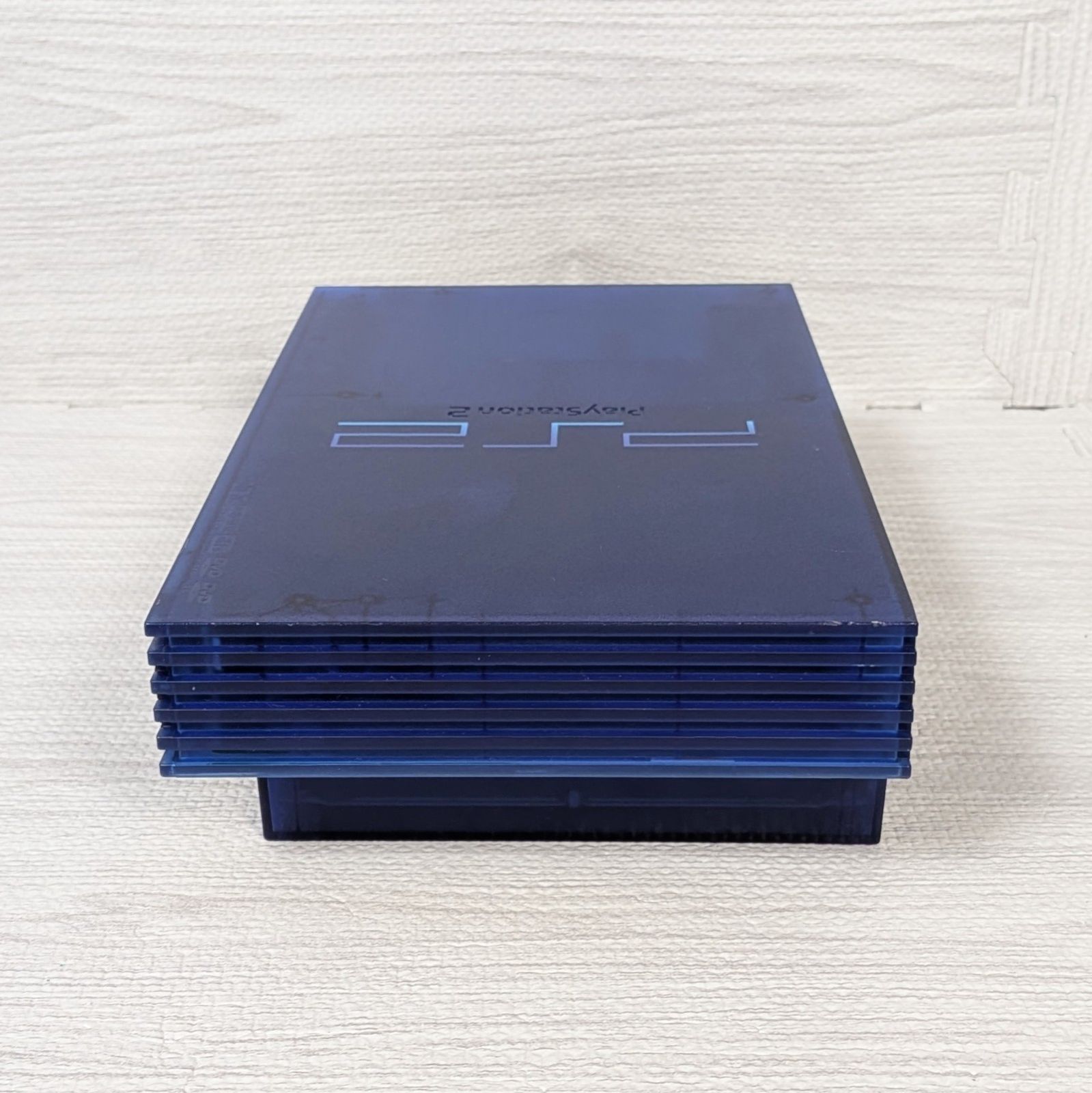 PS2 ジャンク ジャンク PS2 本体 オーシャンブルー SCPH-37000 スケルトン - メルカリ