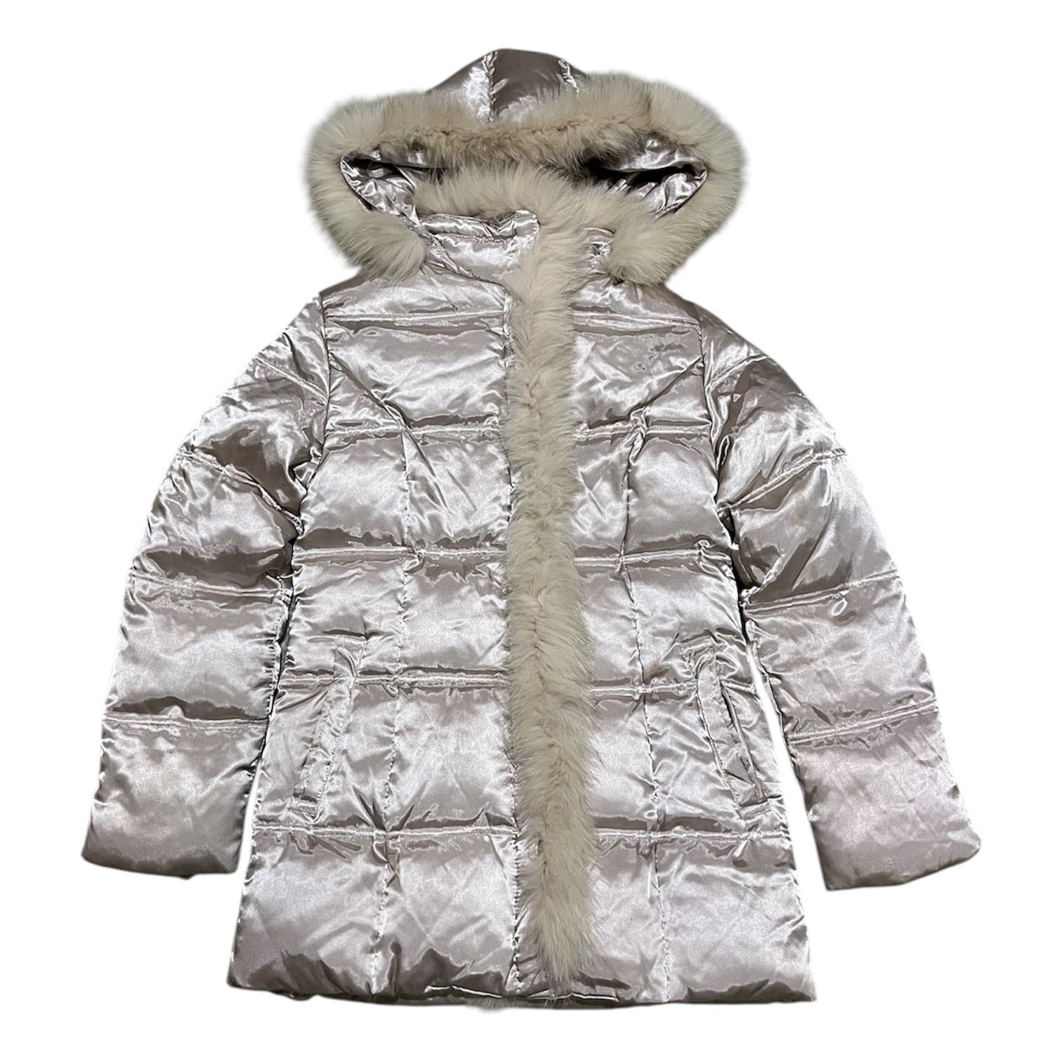 ZK12 セシルマクビー CECIL Mc BEE ダウンコート フード&ファー付き