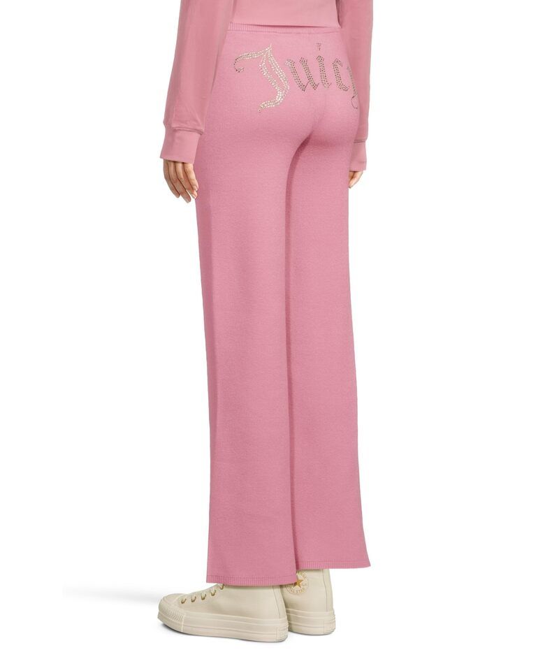 (取寄) ジューシークチュール レディース セーター ワイド レッグ パンツ Juicy Couture women Sweater Wide Leg Pants Rose ジューシークチュール レディース ボトムス カジュアルパンツ ワイド