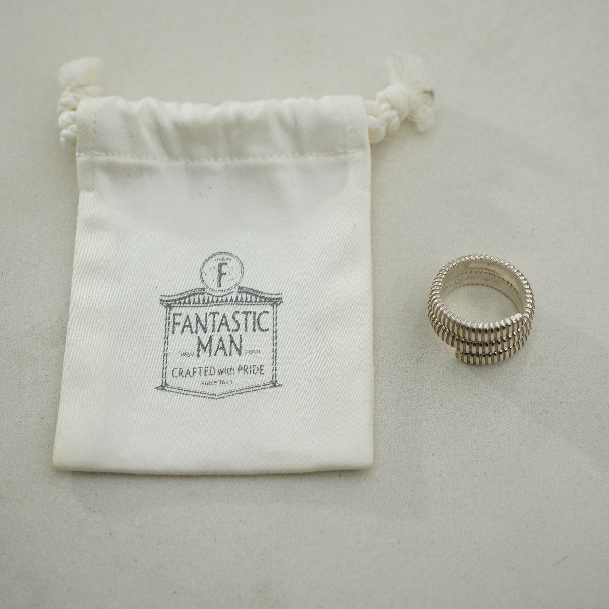 FANTASTIC MAN ファンタスティックマン RING 649 3連 リング 指輪