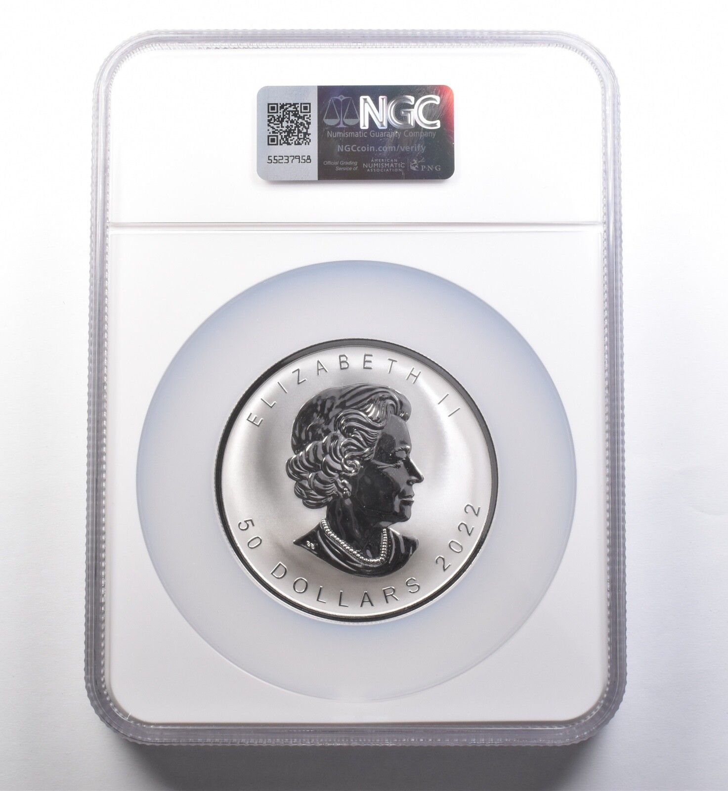 2022年 カナダ 50ドル シルバー メープルリーフ ウルトラハイレリーフ