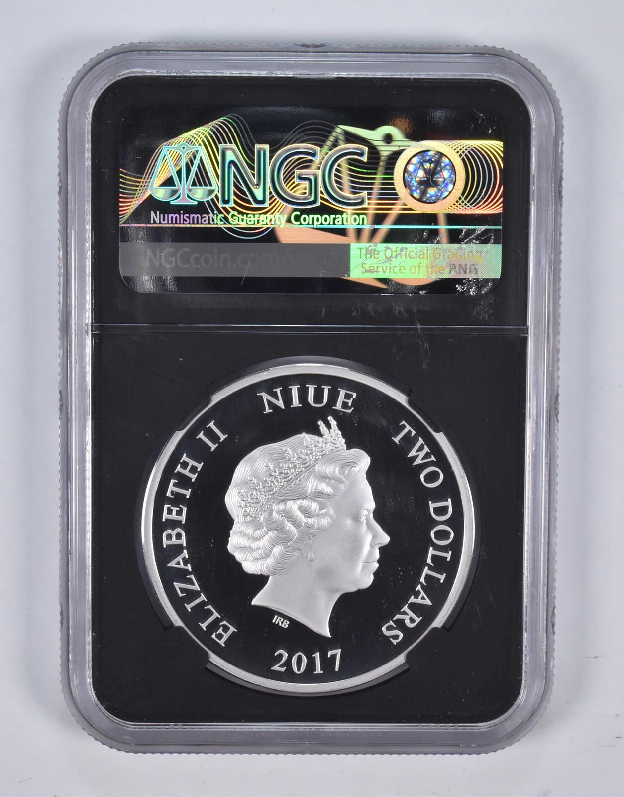 PF70 UCAM 2017 ニウエ $2 1オンス シルバー スターウォーズ タイ/Ln