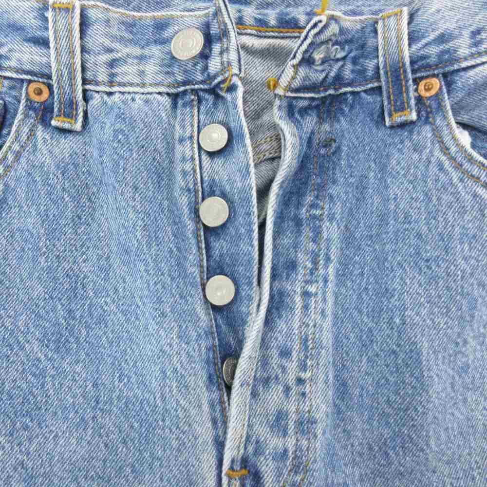 Levi's 501 90's USA製　ストレートデニム ボタンフライ　W32 良品 リーバイス 501 ヴィンテージ 90s アメリカ製 デニム ストレート