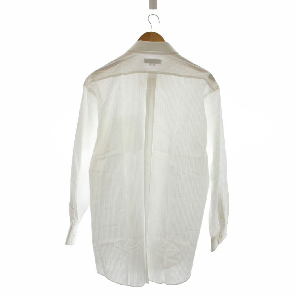新品タグ付き アクアスキュータム 長袖シャツ ブラウス サイズ8(M) 白 AQUA SCUTUM - 新品タグ付き アクアスキュータム 長袖シャツ ブラウス