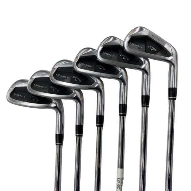中古】 キャロウェイ LEGACY BLACK 6S アイアンセット IR Dynamic Gold
