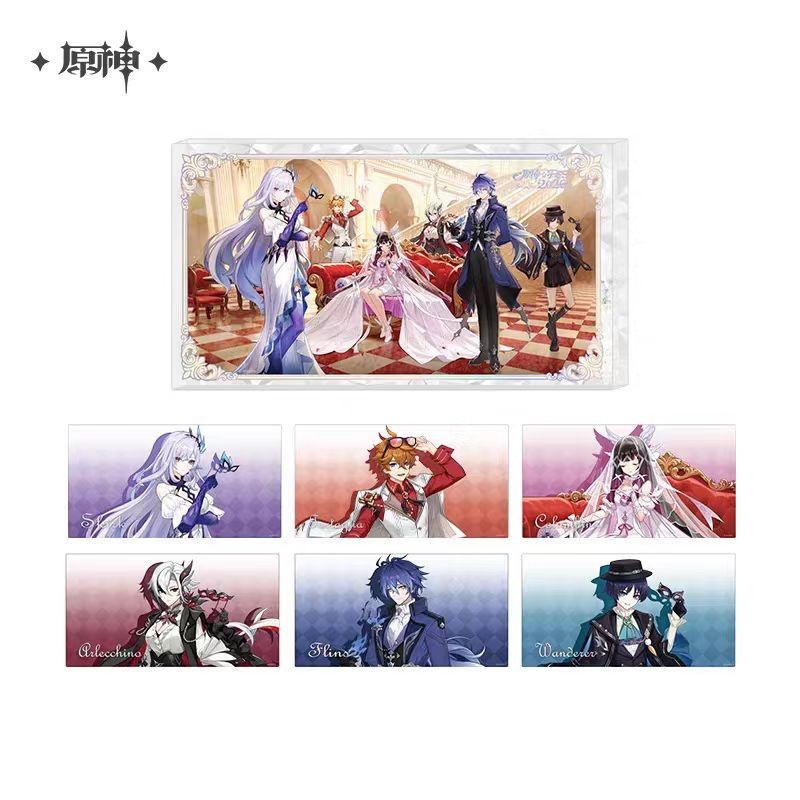 公式正規品 原神 5周年 流砂アクリルブロック スカーク タルタリヤ