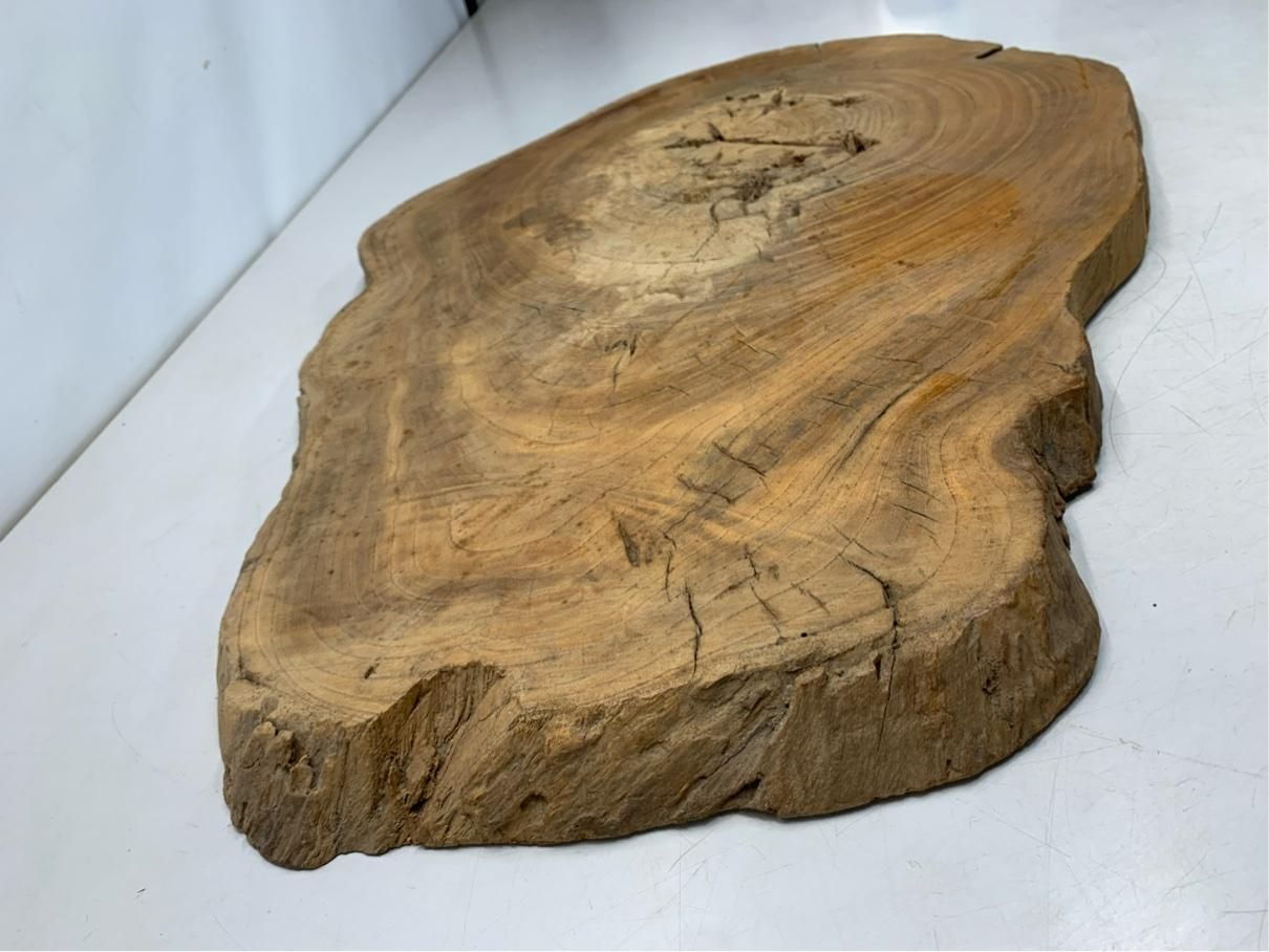 特大 飾り台 花台 一枚板 天然木 アンティーク ヴィンテージ雑貨