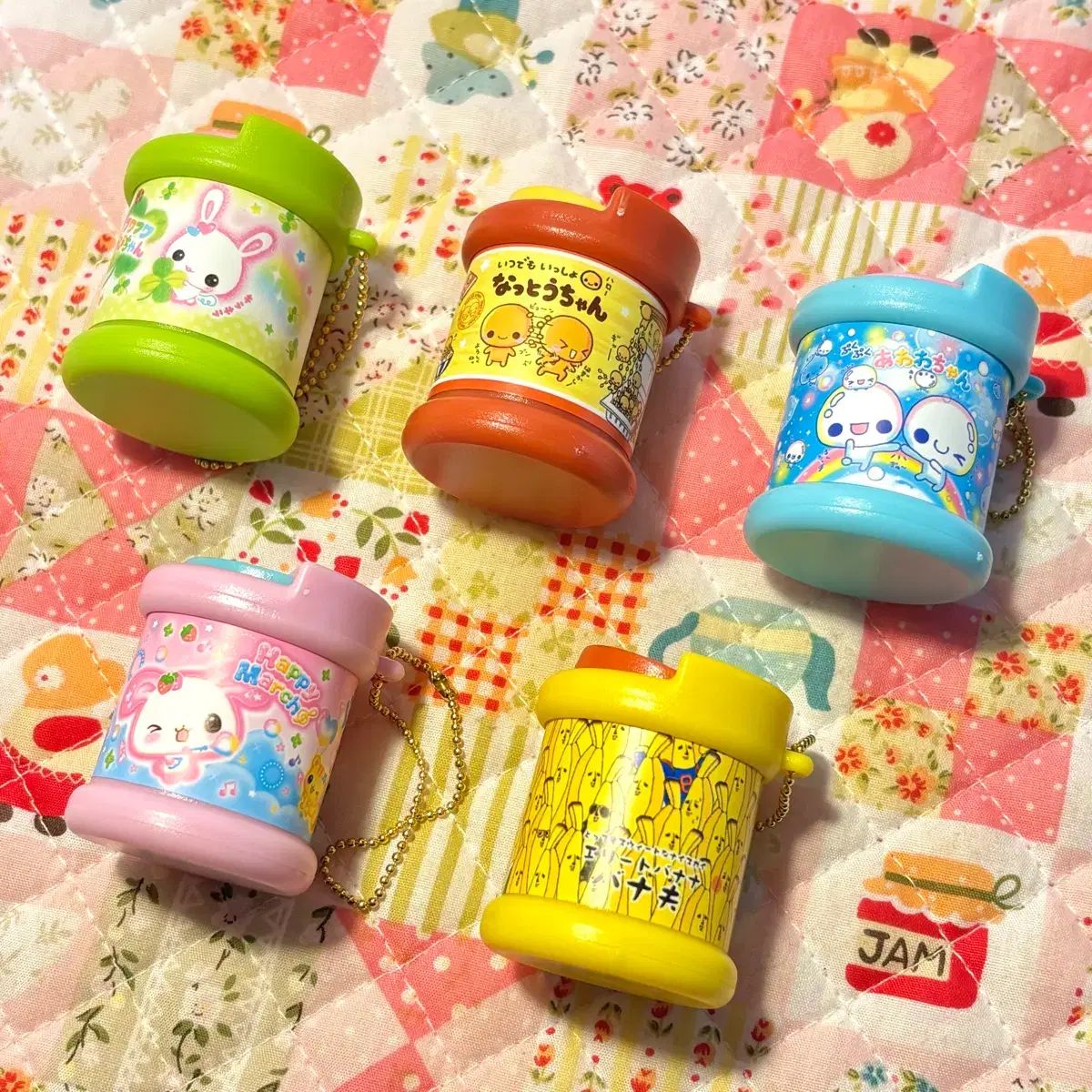 平成レトロ コインシリンダー コインケース キーホルダー 5種セット