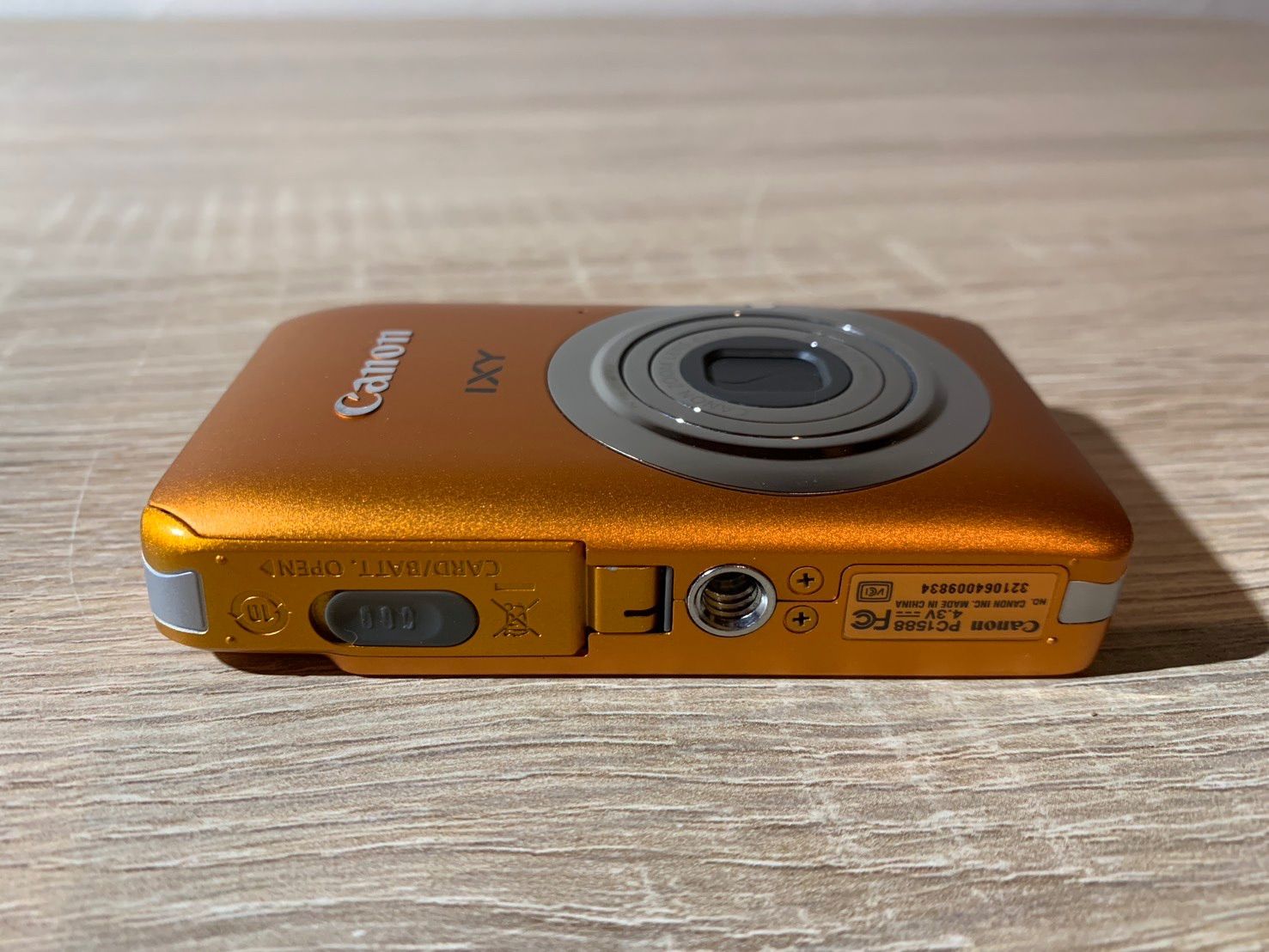 7480 Canon IXY 210F オレンジ デジカメ 動作確認済み バッテリー 美品