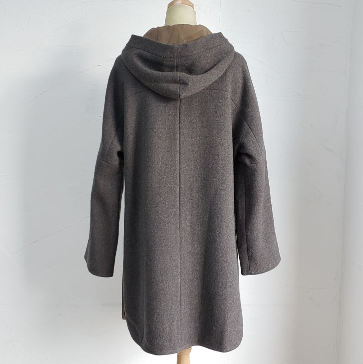 訳有 ブルネロクチネリ ☆ カシミヤ混 ウール ダッフルコート 42