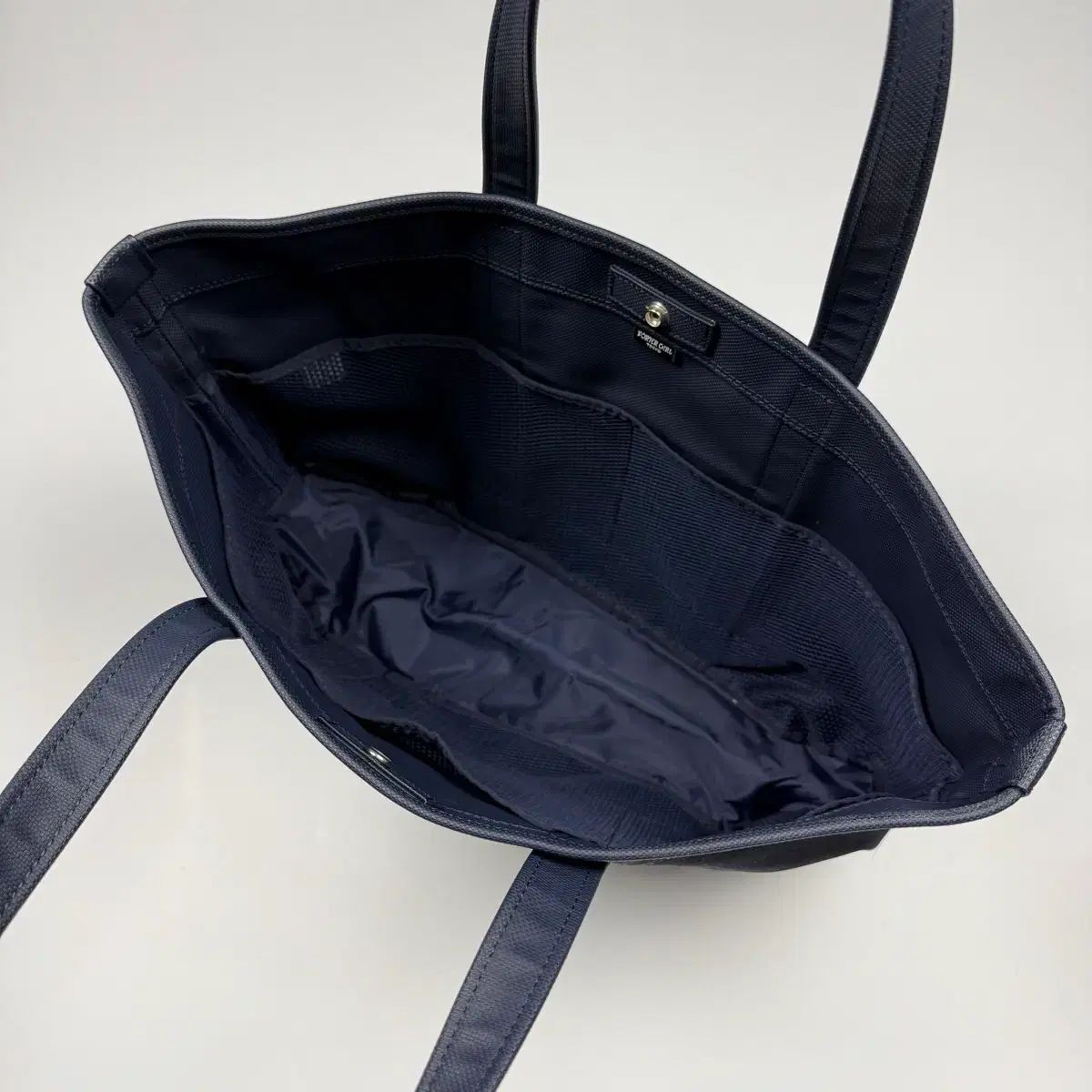 ポーター ポーターガール PORTER シェル トートバッグ(L ネイビー