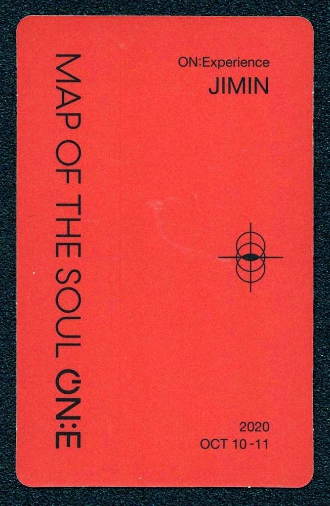 BTS Blu-ray JIMIN MAP OF THE SOUL ON:E 赤 - メルカリ