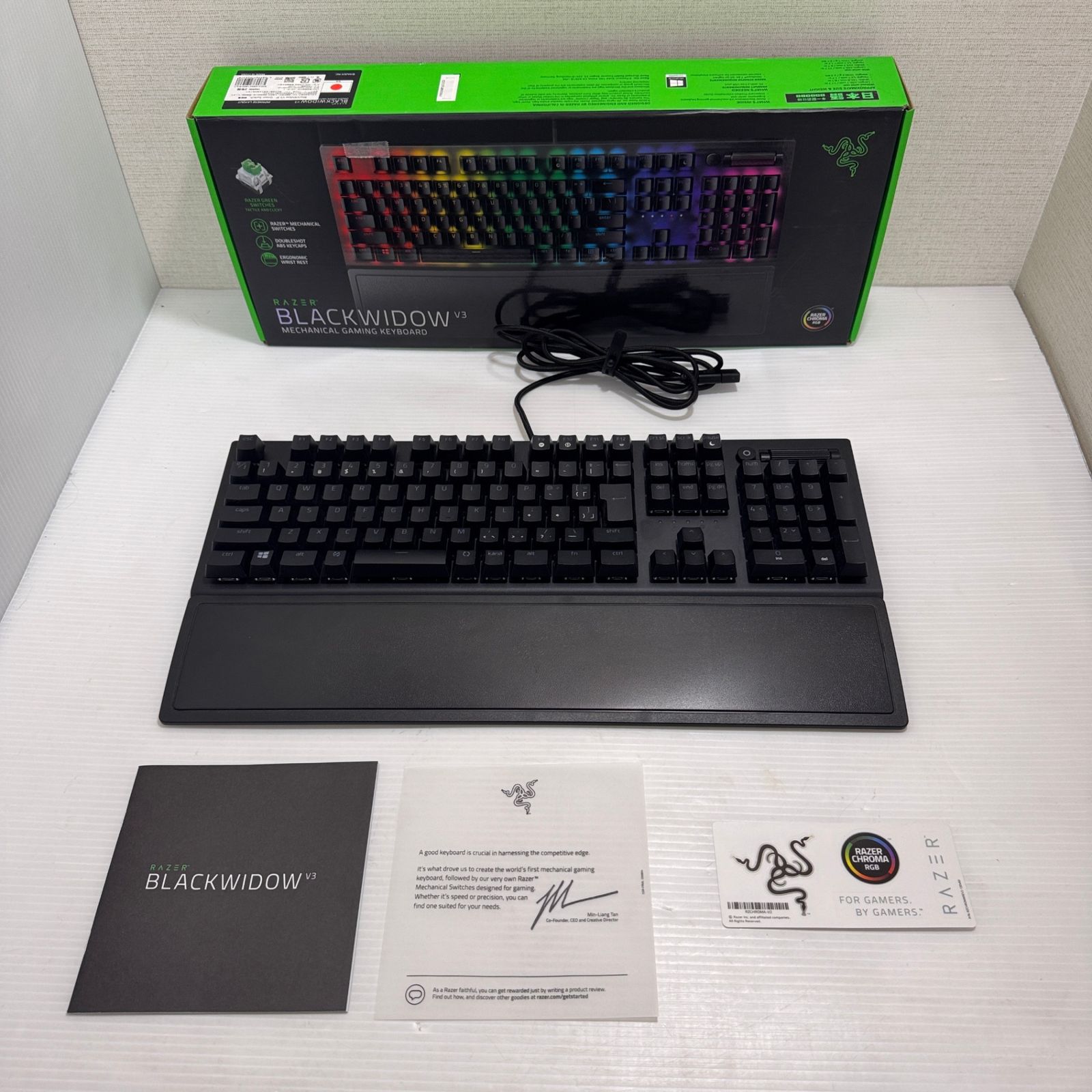 ☆動作確認済み Razer レイザー BlackWidow ブラックウィドウ V3 JP