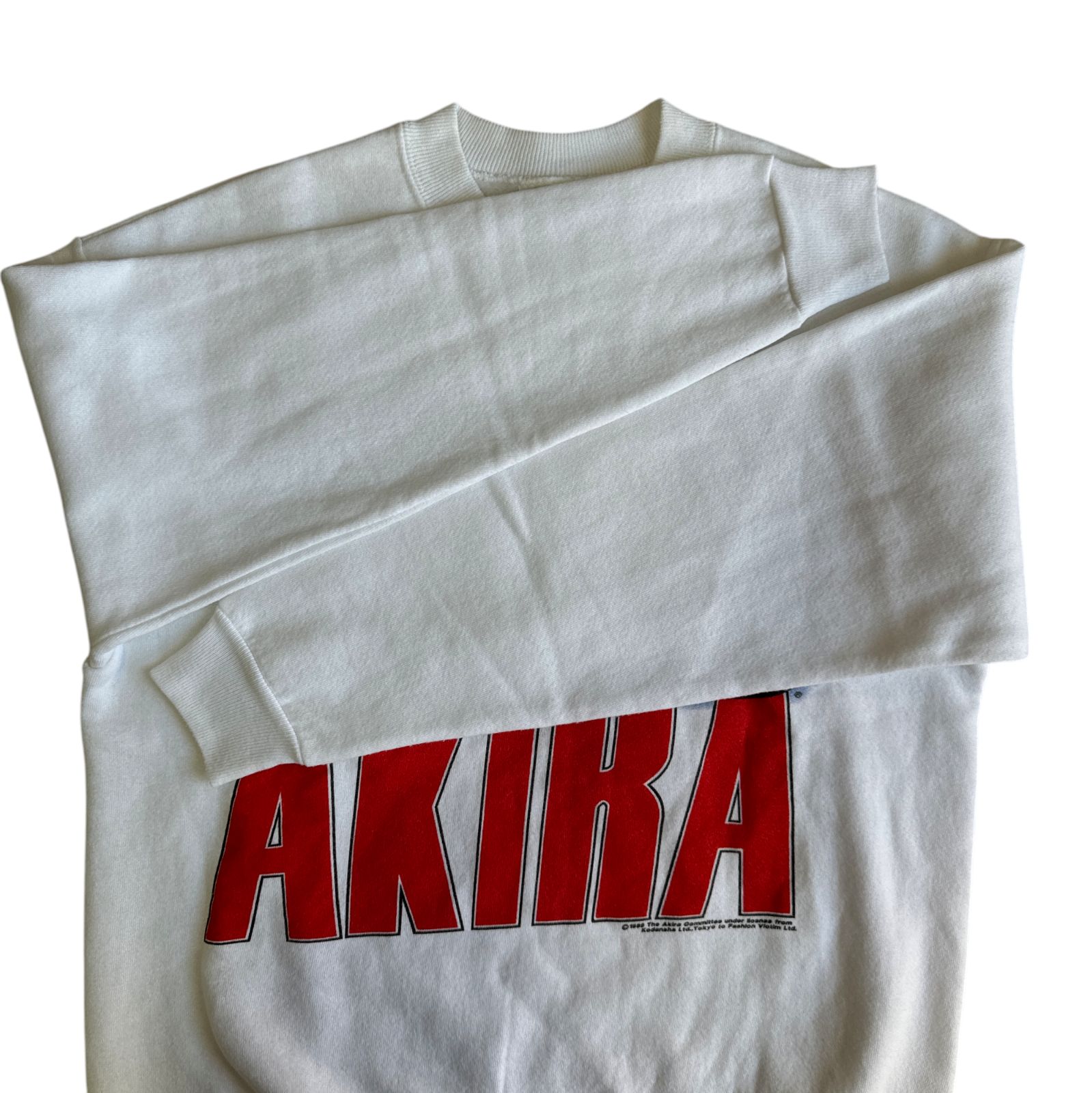 90s AKIRA 金田バイク コマ割り アニメ プリント スウェット Mサイズ