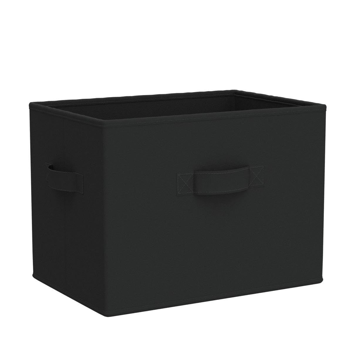 収納ケース ブラック 幅38×奥行25×高さ25cm 完成品 衣類 カラー