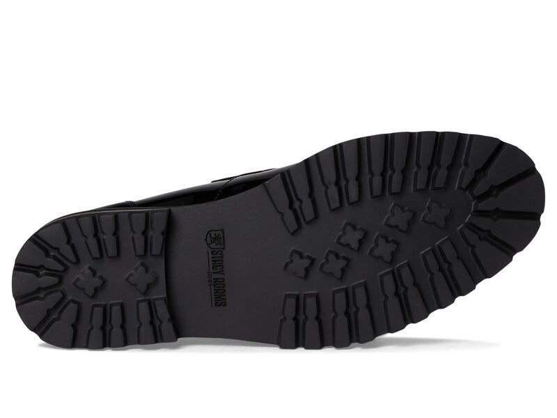 (取寄) ステイシー アダムス メンズ ヘーゼルトン ペニー スリッポン Stacy Adams men Hazelton Penny Slip-On Black Patent ステイシーアダムス メンズ シューズ スリッポン・ローファー Stacy