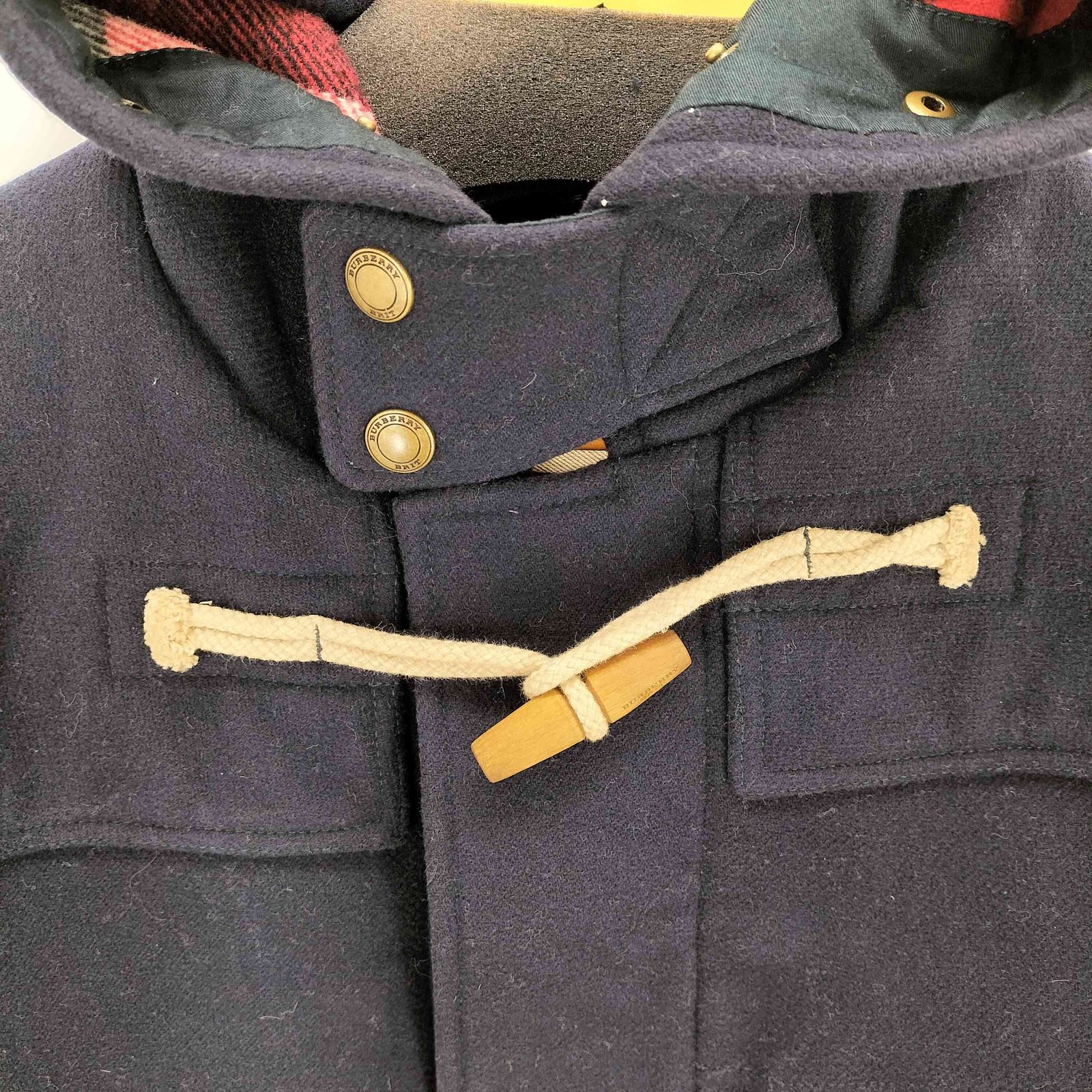 バーバリーブリット BURBERRY BRIT メガチェック ダッフルコート