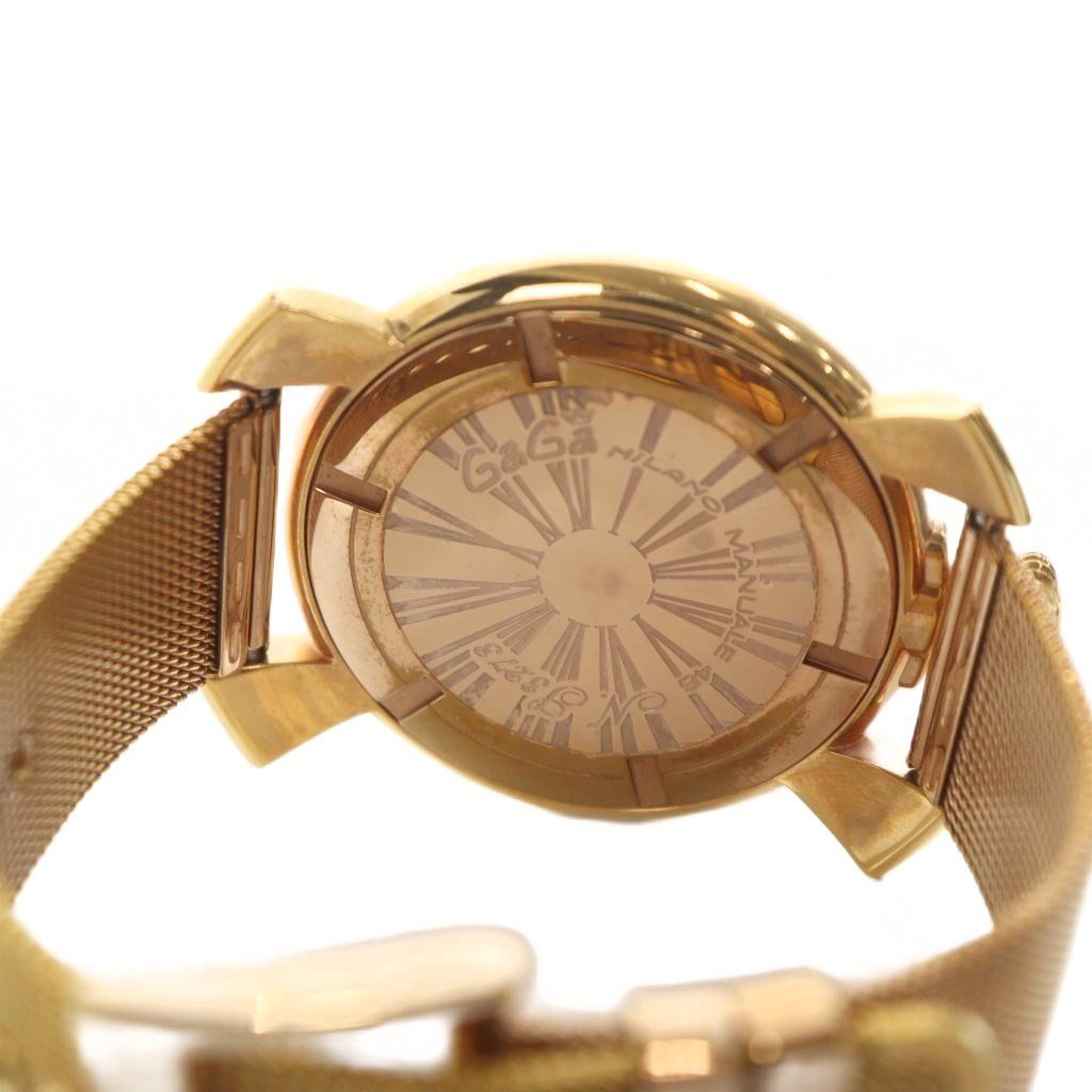 ガガミラノ GaGa MILANO MANUALE 46 腕時計 ウォッチ クォーツ ロゴ