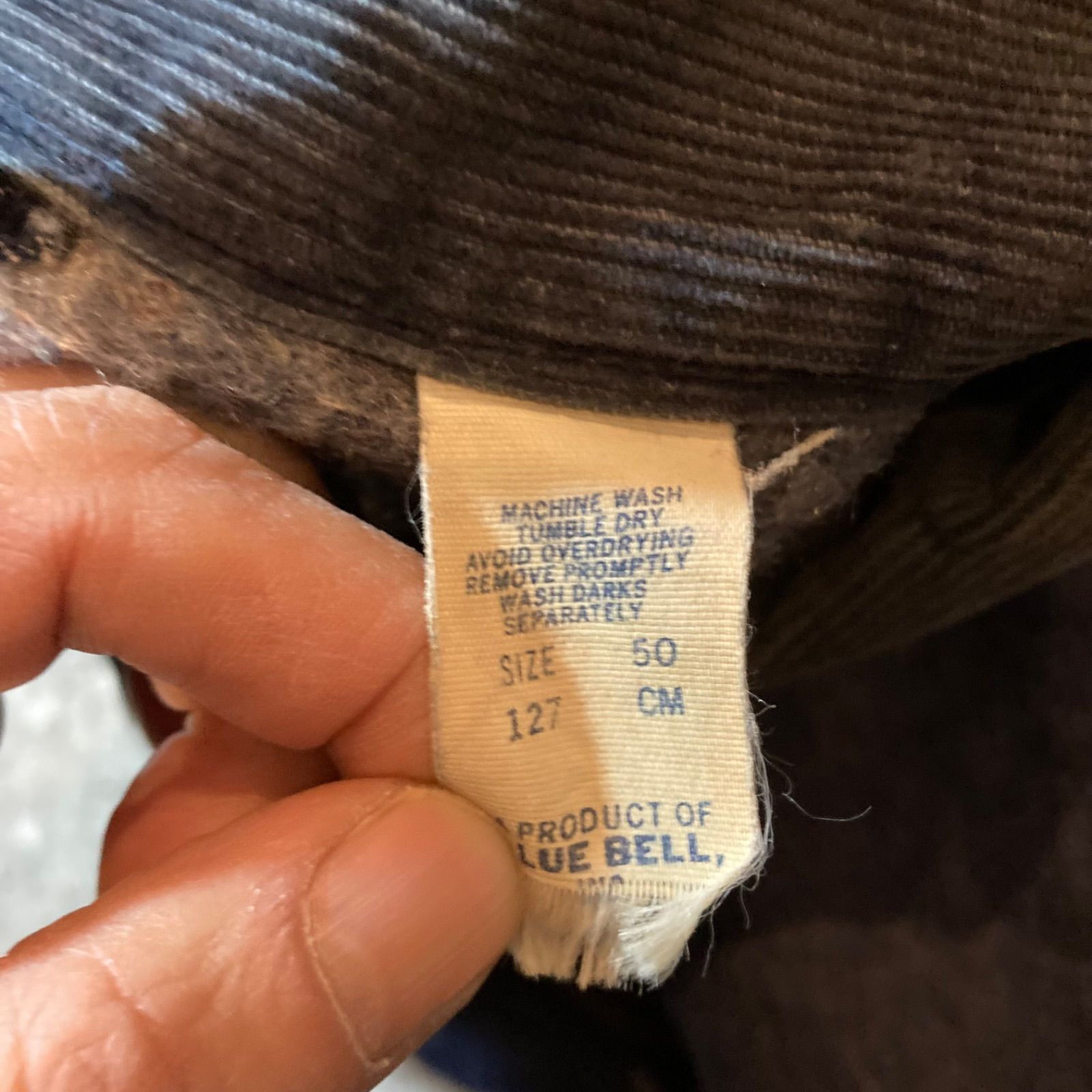 70s Blue bell vintage cover all TALON ZIP/ 〜70年代製 ブルーベル 
