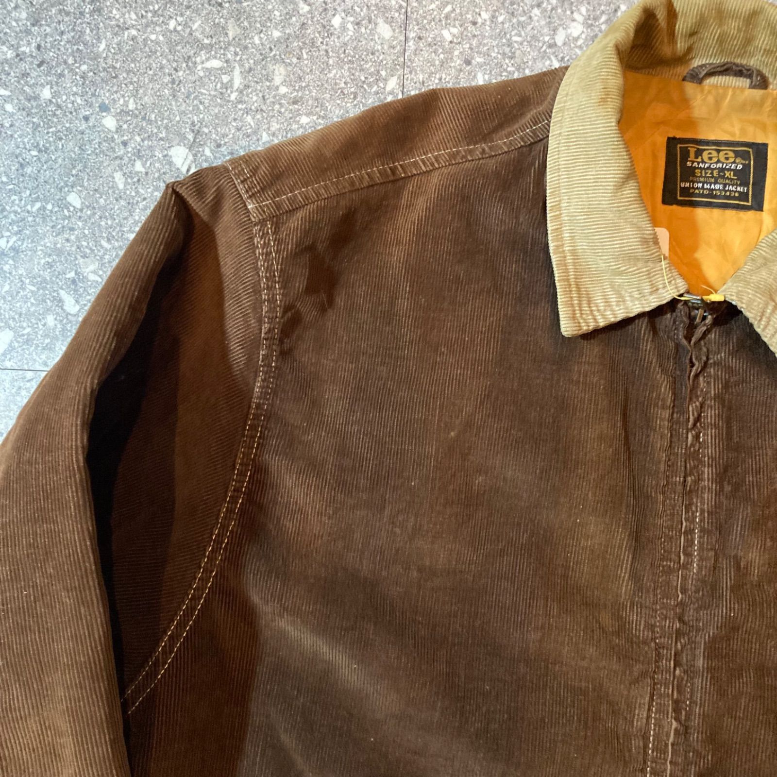 Lee corduroy work jacket brown size XL / リー コーデュロイワーク 