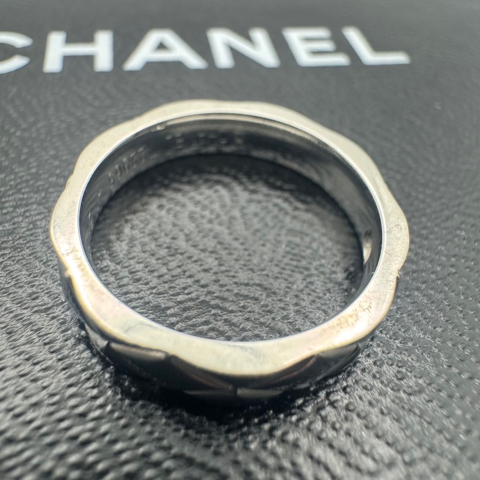 美品】CHANEL シャネル ココクラッシュ 1Pダイヤ PT950 7号 リング