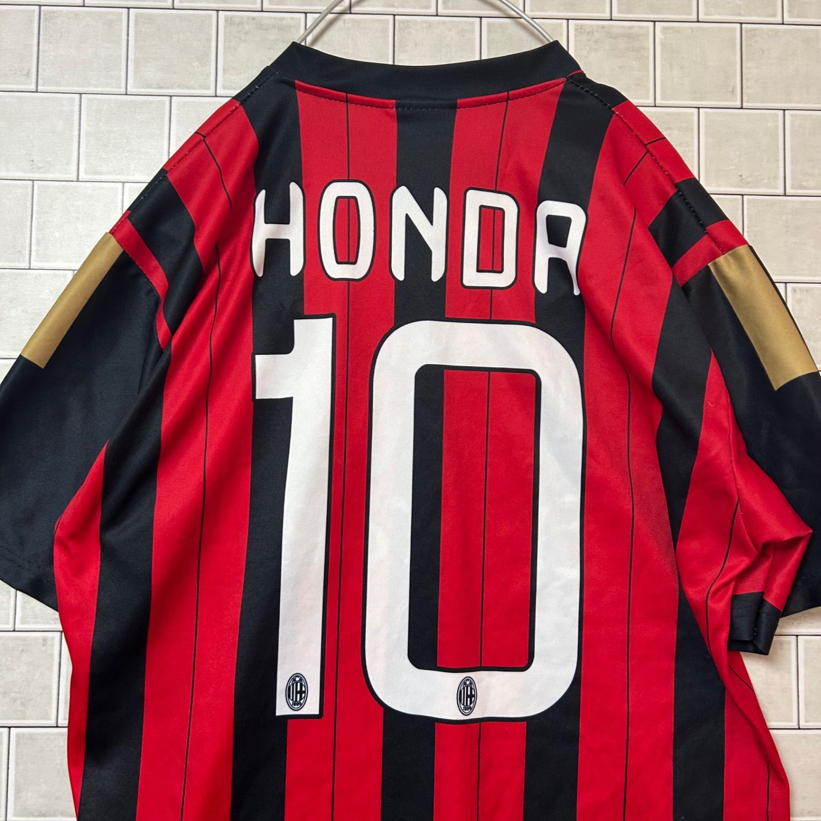 【新品未使用】【匿名発送】 セリエA ACミラン 本田圭佑 ユニフォーム｜M ACミラン 本田圭佑 イタリア・セリエA AC Milan 本田選手モデルの