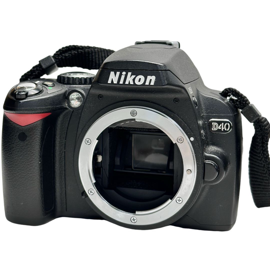 美品】 NIKON ニコン D40 AF-S DX NIKKOR 18-55mm F3.5-5.6G II ED