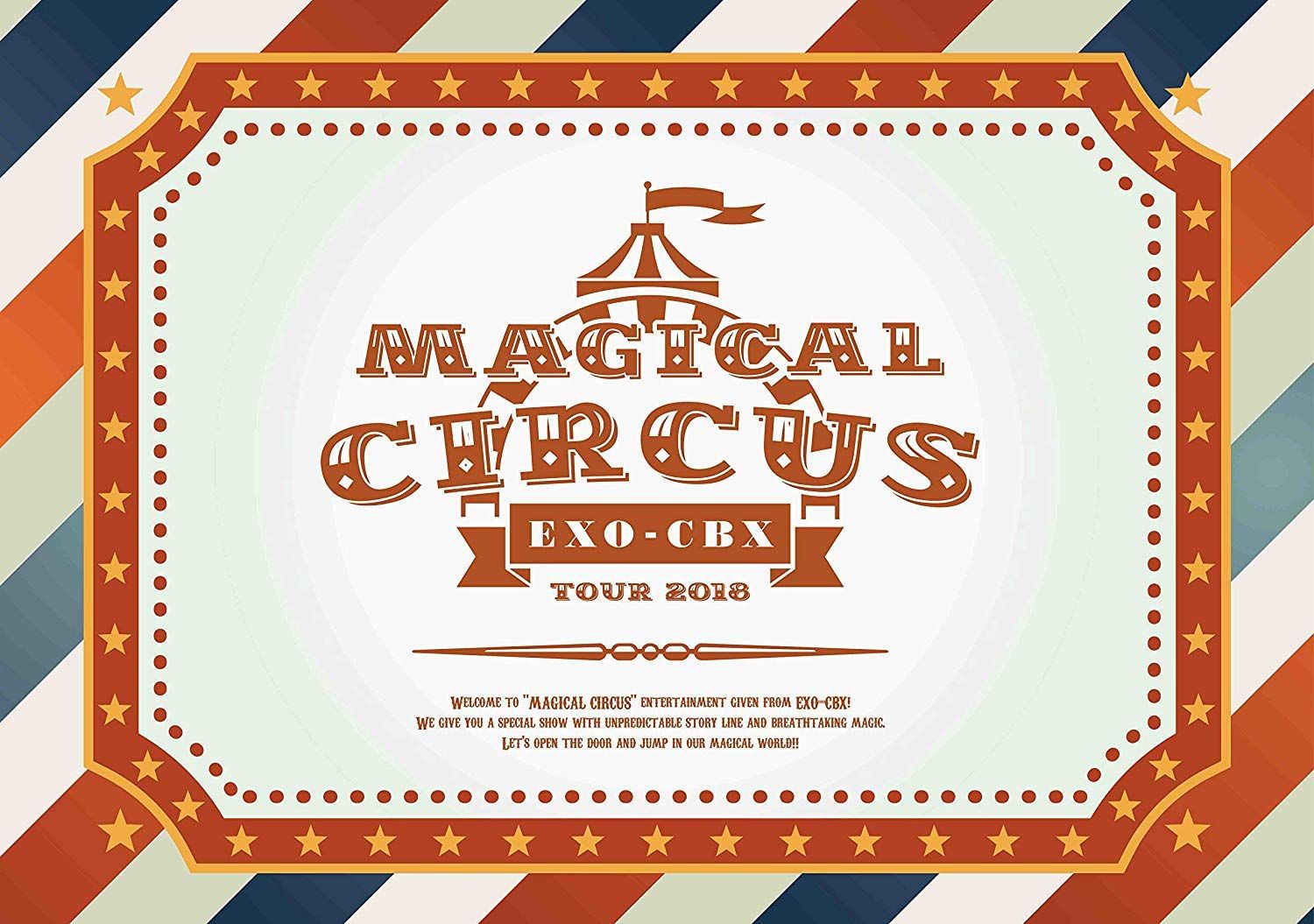 EXO CBX MAGICAL CIRCUS TOUR 2018 初回生産 盤 スマプラ対応 Blu ray