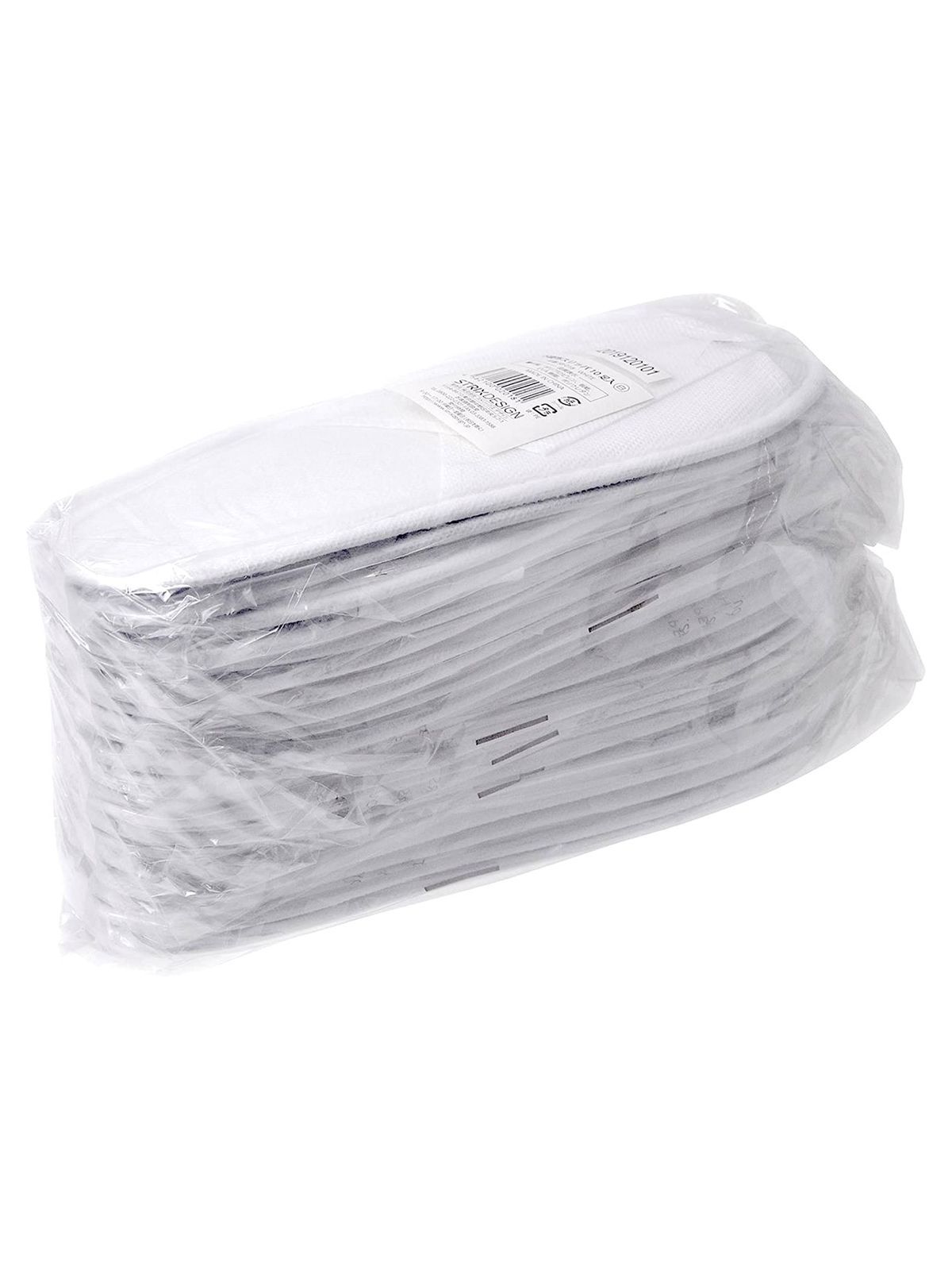 まもなく終了 使い捨てスリッパ 室内 10足 個包装 白 ストリックスデザイン やわらかな履き心地で滑りにくい 不織布 男女兼用 スリッパ 使い捨て SB 018