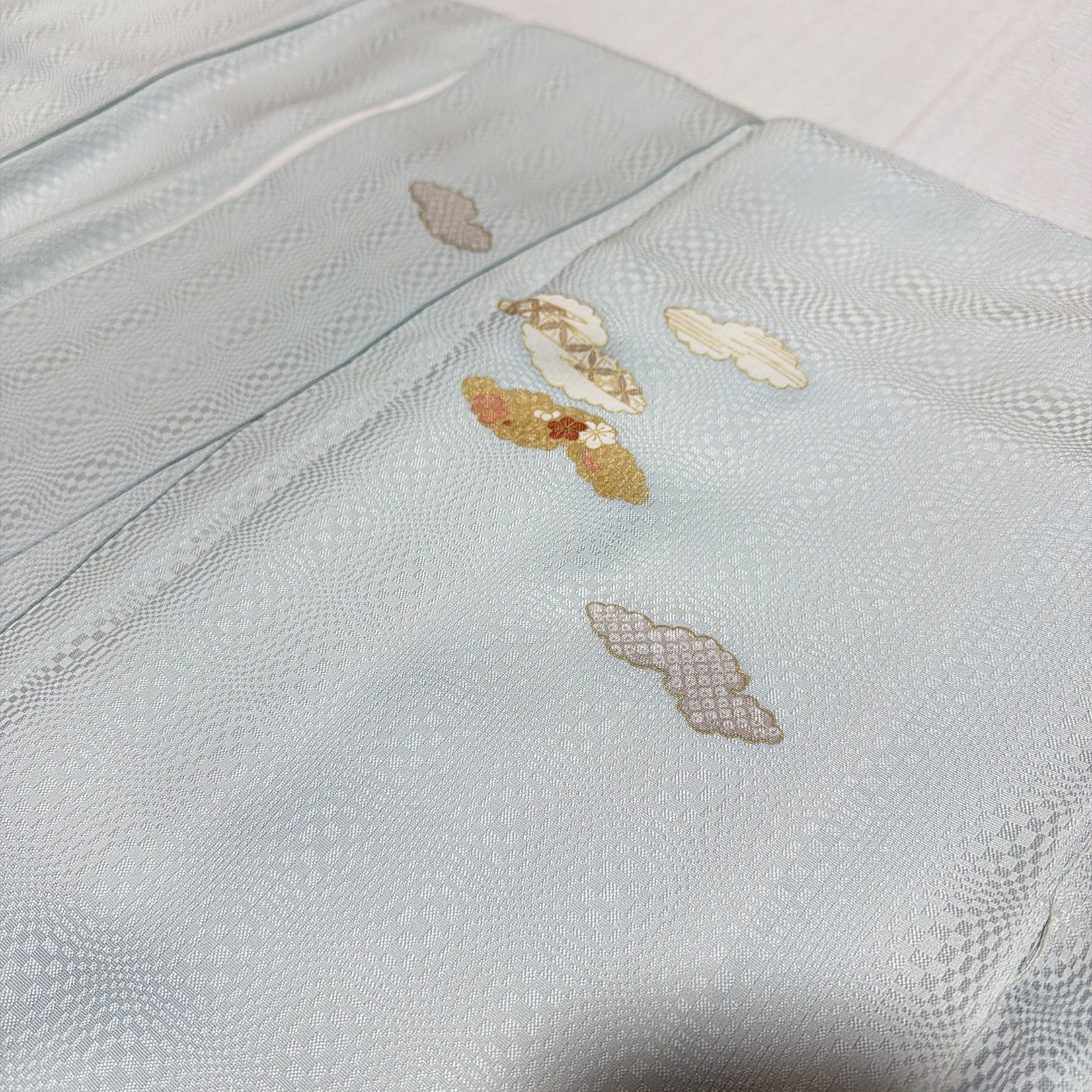 菱健 小付雲取り附下 染め疋田 京友禅 - メルカリ